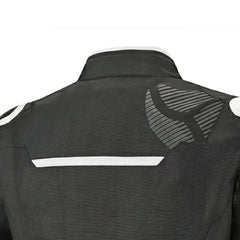 R-TECH KNIGHT RIDER GIACCA MOTO 3 IN 1 DONNA TESSUTO CORTA NERO ANTRACITE BIANCO 