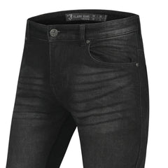 BELA CLARK PANTALONI DONNA JEANS NERO SPRAY 