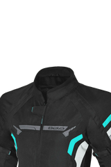 BELA giacca donna Hurricane Nero Turquoise 3 IN 1 