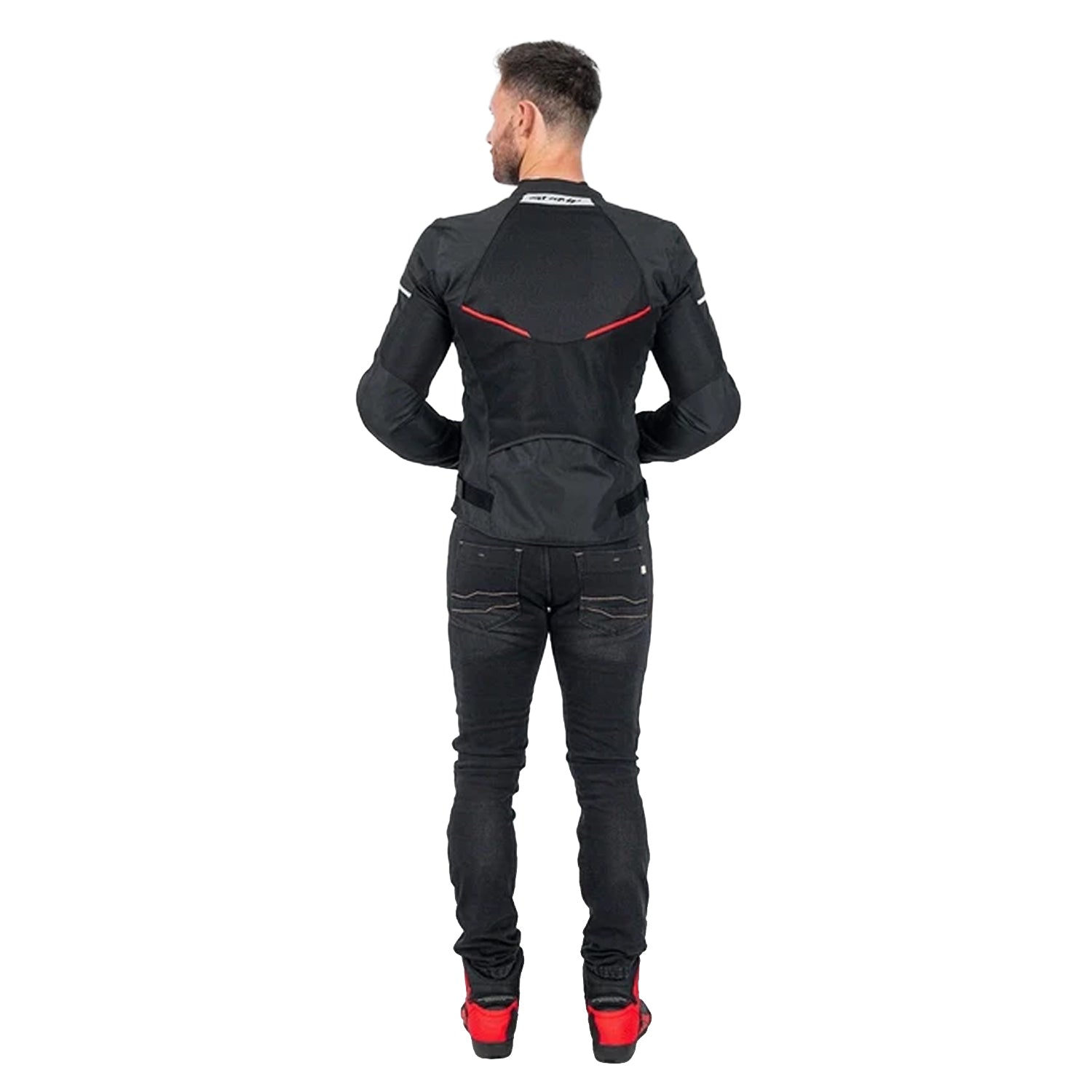 SHIMA X-MESH 2.0 GIACCA DA MOTO UOMO NERO 