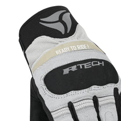 R-TECH MOTO FLEX GUANTES NEGRO GRIS 