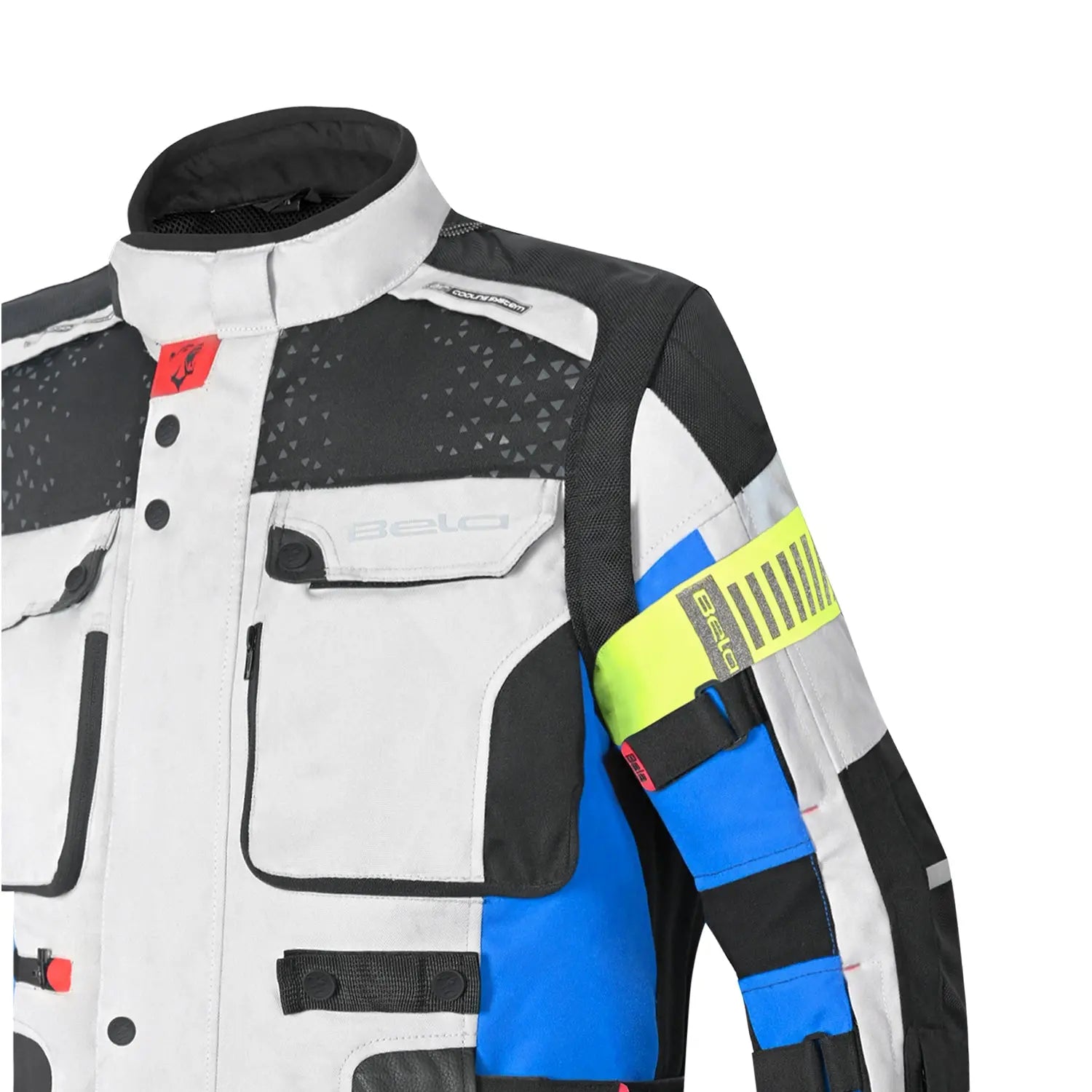 BELA CROSSROAD EXTREME WP GIACCA UOMO MOTO GHIACCIO BLU NERO 