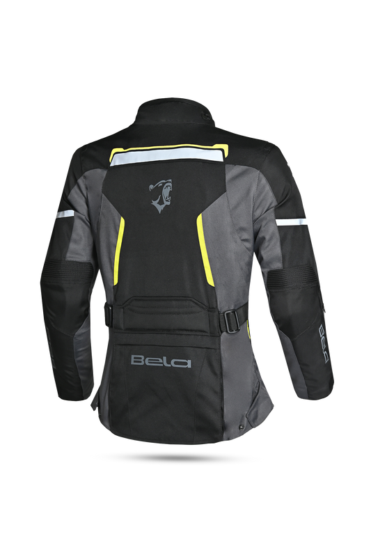 BELA - giacca donna Hurricane - Nero Giallo am- 3 IN 1 