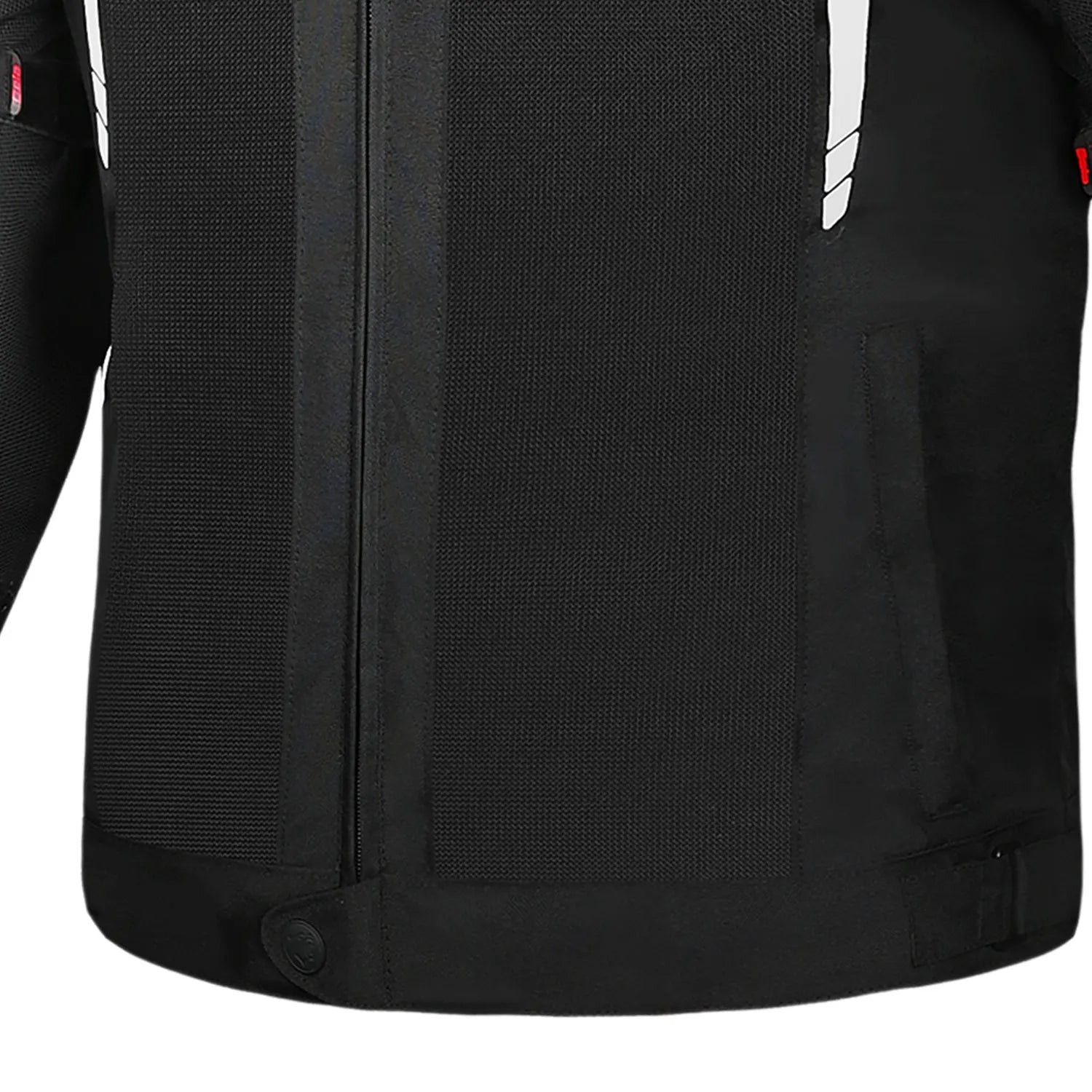 BELA SPRINTER GIACCA DI MOTO DUE STRATI TESSILE BAMBINI NERO ROSSO 