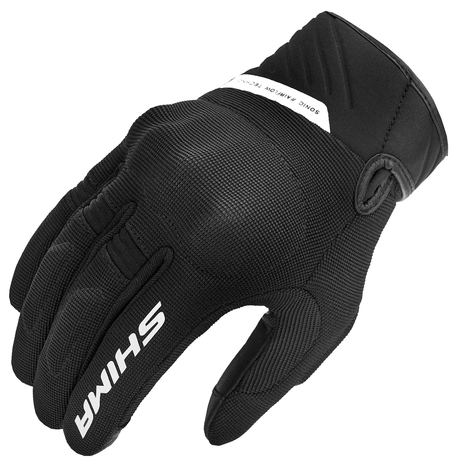 SHIMA SONIC guanti da moto in pelle donna nero bianco 