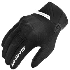 SHIMA SONIC guanti da moto in pelle donna nero bianco 