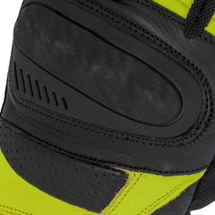 SHUA Proton Guantes De Moto Negro F,AMARILLO 