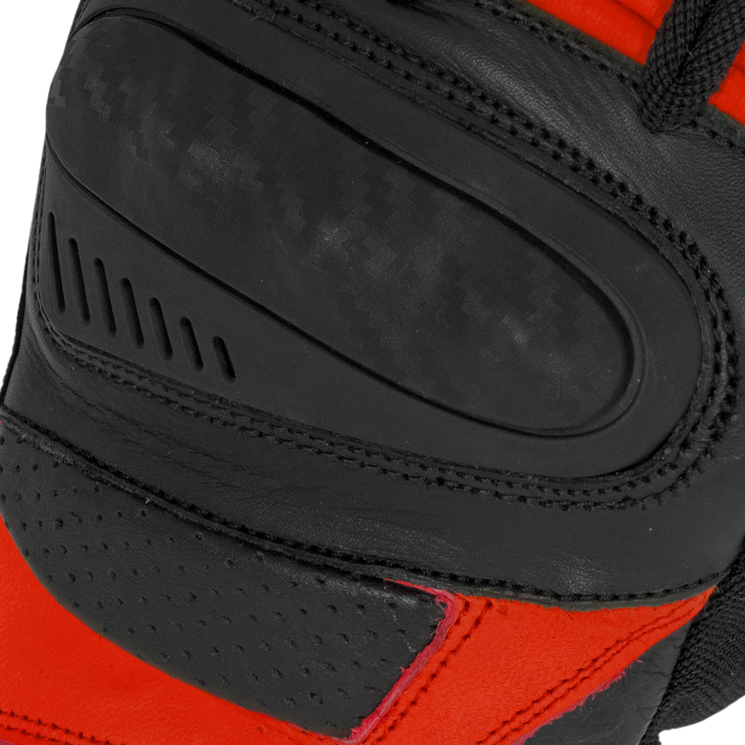 SHUA Proton Guanti da moto Nero Rosso 
