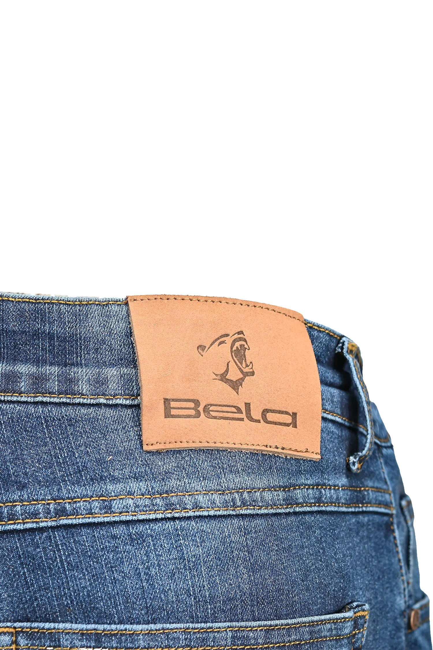 BELA - Pantalon Rio 34L Tie & DY Azzurro 