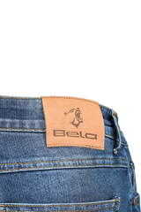 BELA - Pantalon Rio 34L Tie & DY Azzurro 