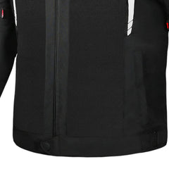 BELA SPRINTER GIACCA DI MOTO DUE STRATI TESSILE BAMBINI NERO ROSSO 