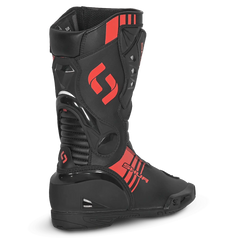 Shua Super Tech Stivali da moto da corsa /Pista Nero/Rosso 