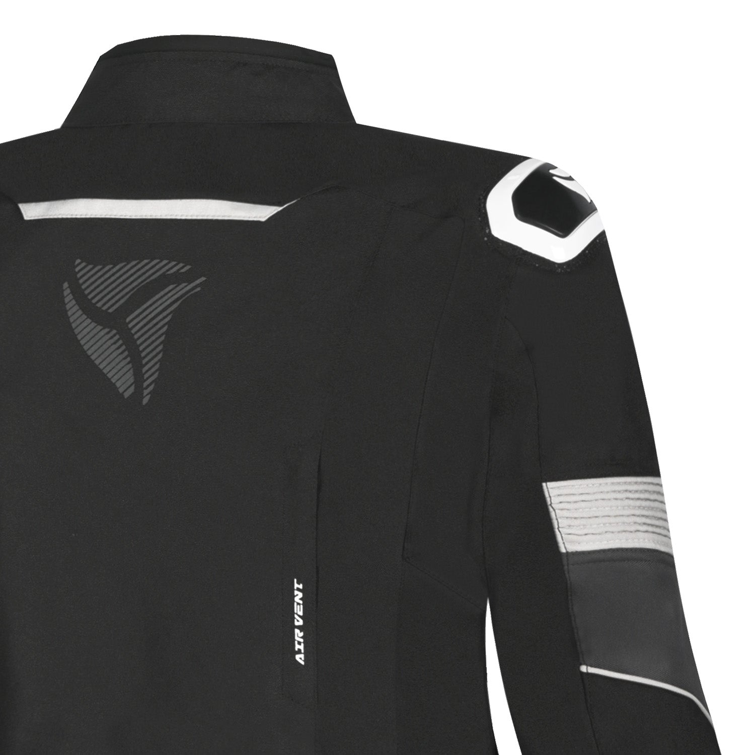 R-TECH KNIGHT RIDER GIACCA MOTO 3 IN 1 DONNA TESSUTO LUNGA NERO ANTRACITE BIANCO 