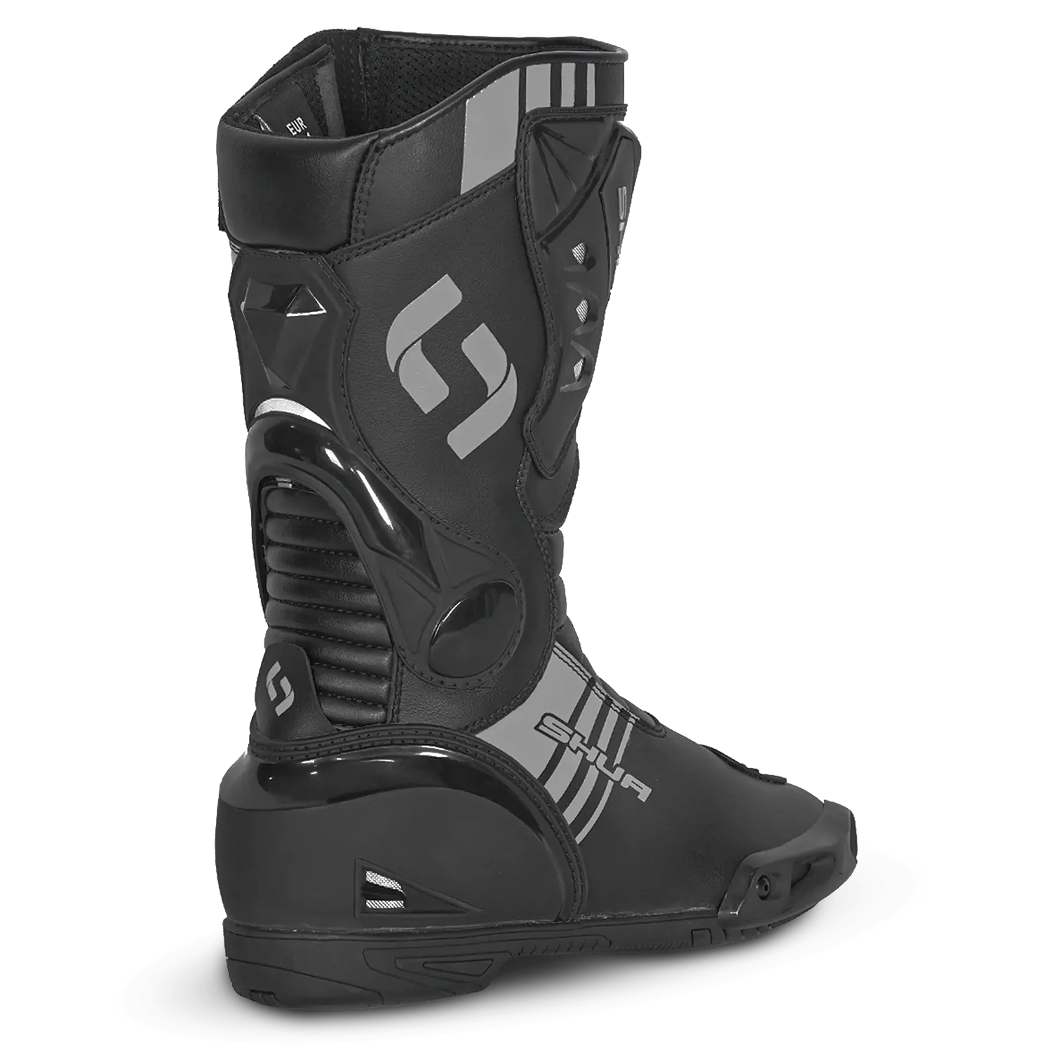 Shua Super Tech Stivali da moto da corsa /Pista Nero 