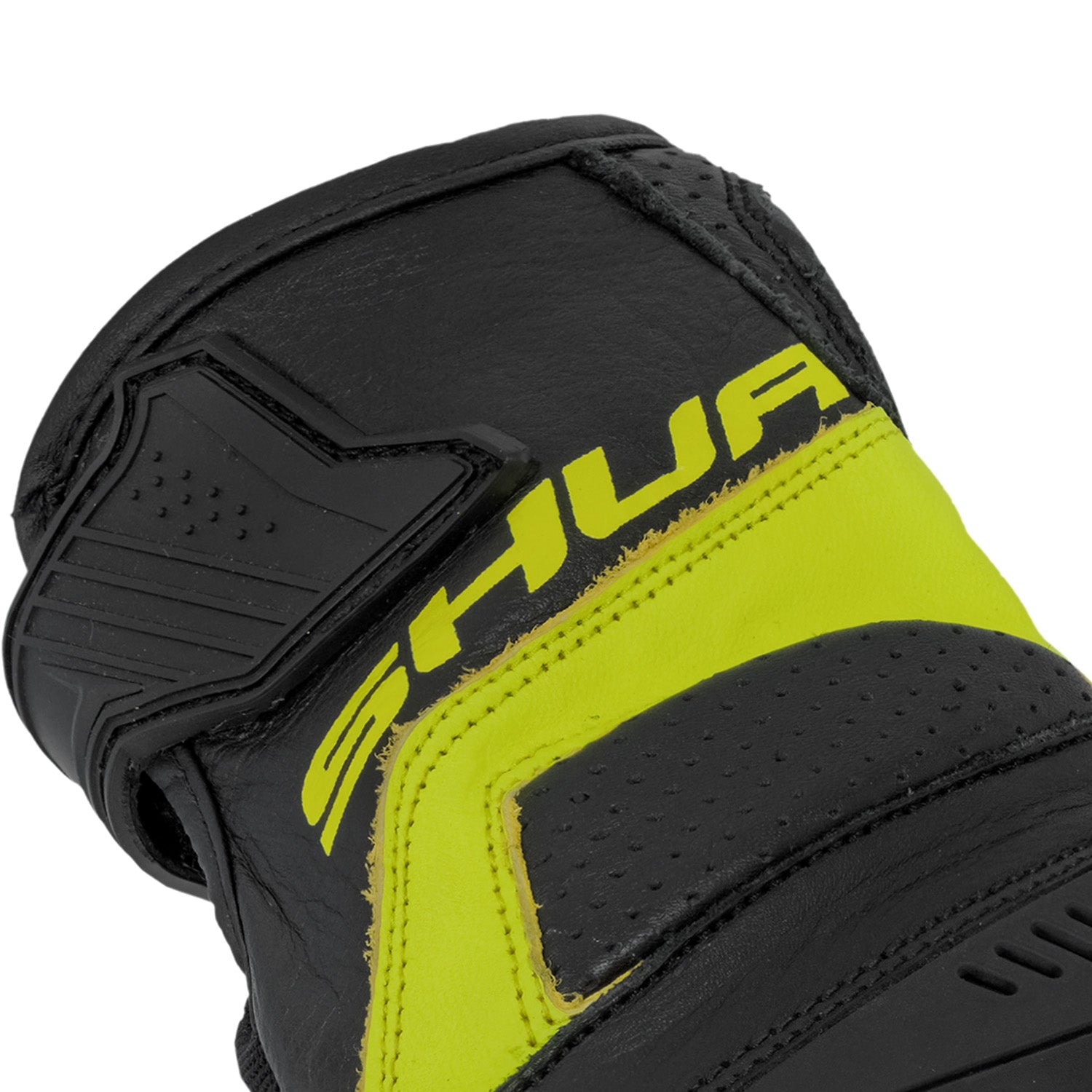 SHUA Proton Guantes De Moto Negro F,AMARILLO 