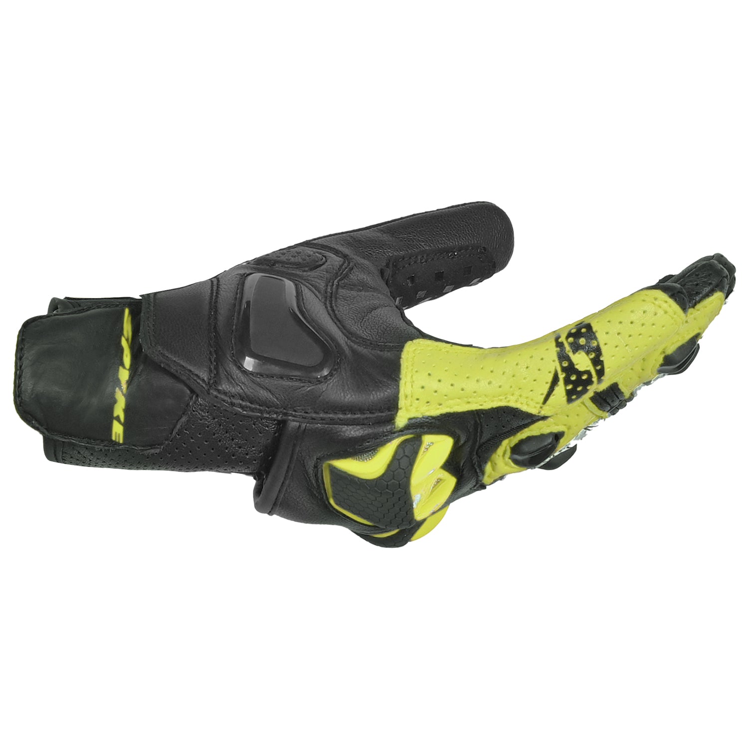 SPYKE TECH SPORT VENTED 2.0 GUANTI NERO BIANCO GIALLO 