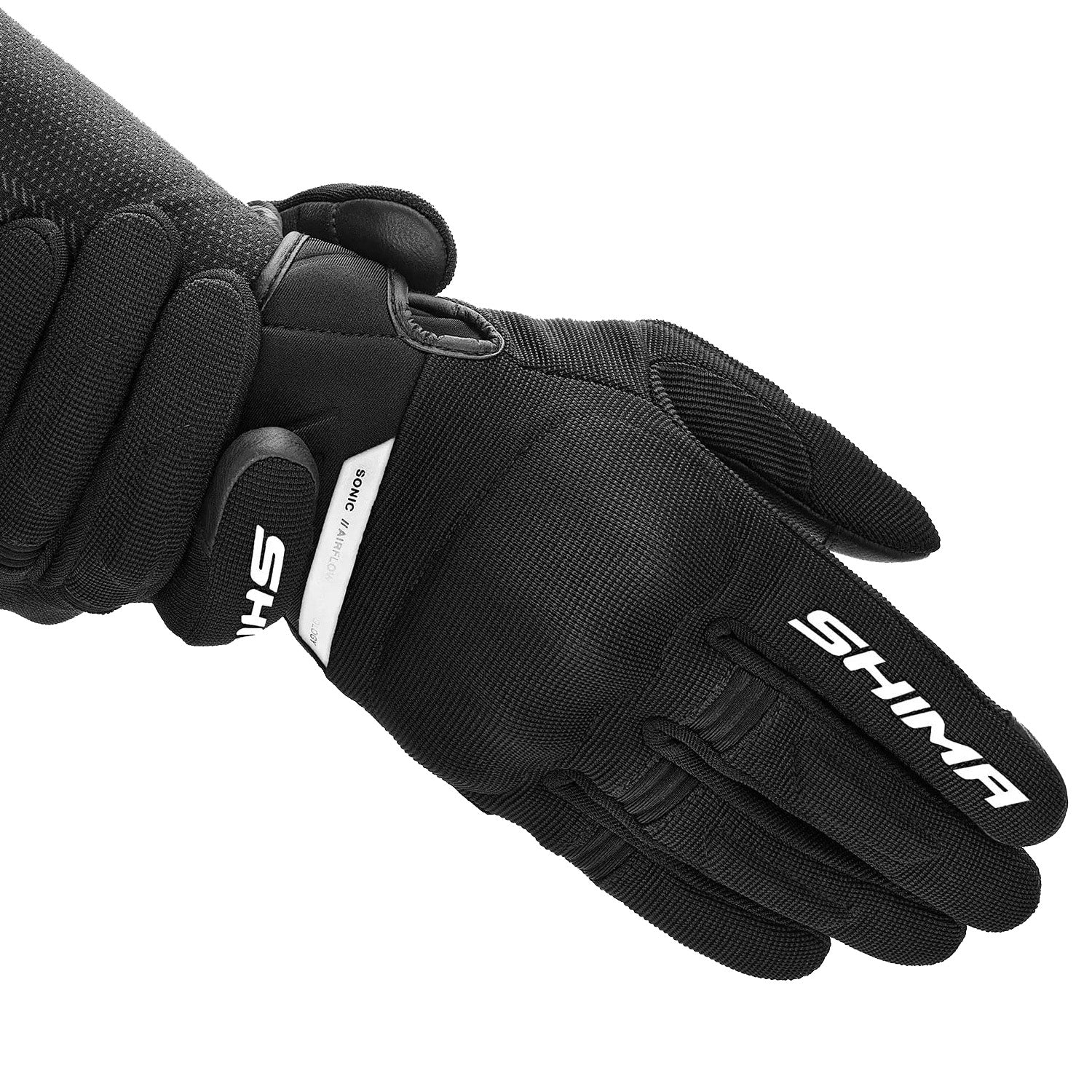 SHIMA SONIC GUANTI DA MOTO UOMO NERO BIANCO 