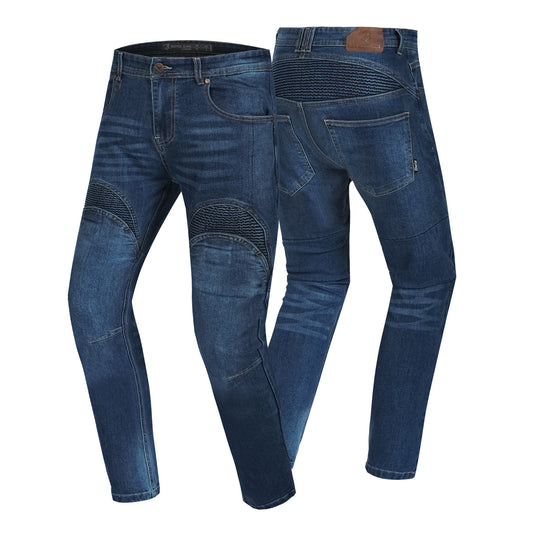 BELA BOSTON 32L JEANS DI MOTO UOMO SCURO BLU SPRAY – Yamoto.it