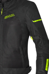 SHUA GIACCHE IN TESSUTO GRAVITY LITE NERO/Giallo donna Estivo traforato 