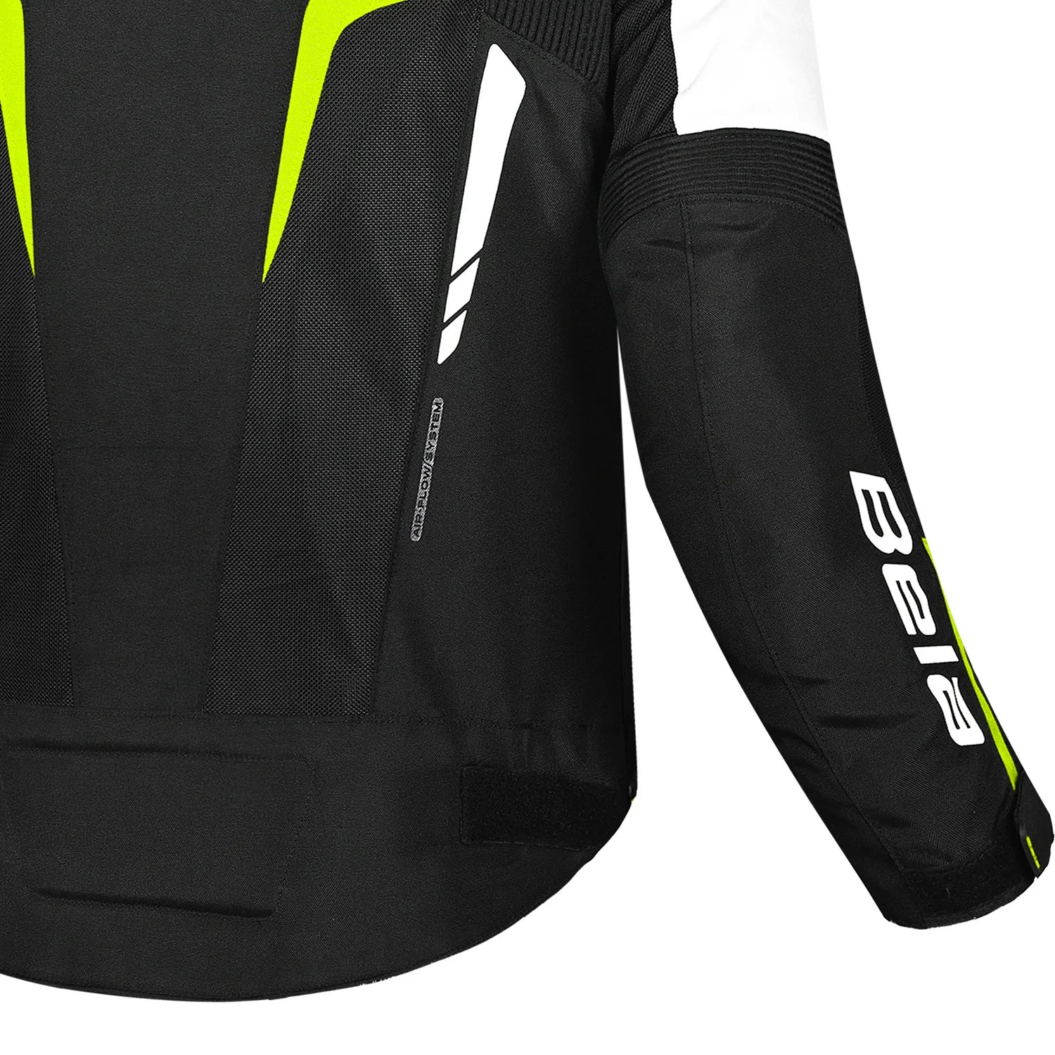 BELA SPRINTER GIACCA DI MOTO DUE STRATI GIACCA DI MOTO UOMO FLU NERO GIALLO 