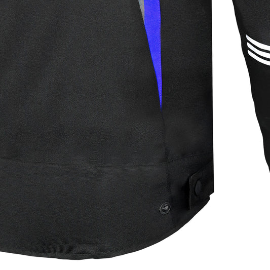 BELA BRADLEY GIACCA MOTO DA UOMO NERO BLU