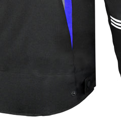 BELA BRADLEY GIACCA MOTO DA UOMO NERO BLU