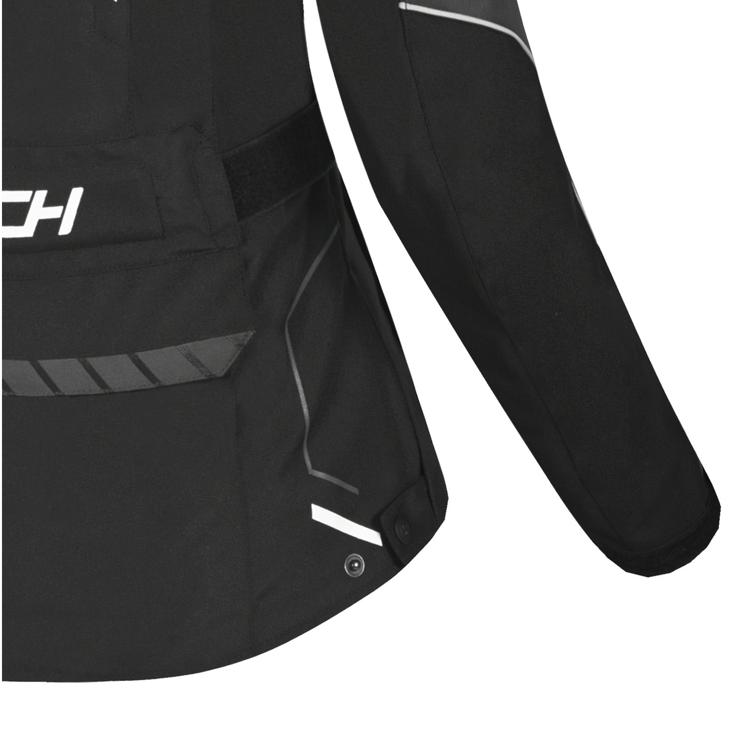 R-TECH KNIGHT RIDER GIACCA MOTO 3 IN 1 DONNA TESSUTO LUNGA NERO ANTRACITE BIANCO 