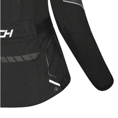 R-TECH KNIGHT RIDER GIACCA MOTO 3 IN 1 DONNA TESSUTO LUNGA NERO ANTRACITE BIANCO 