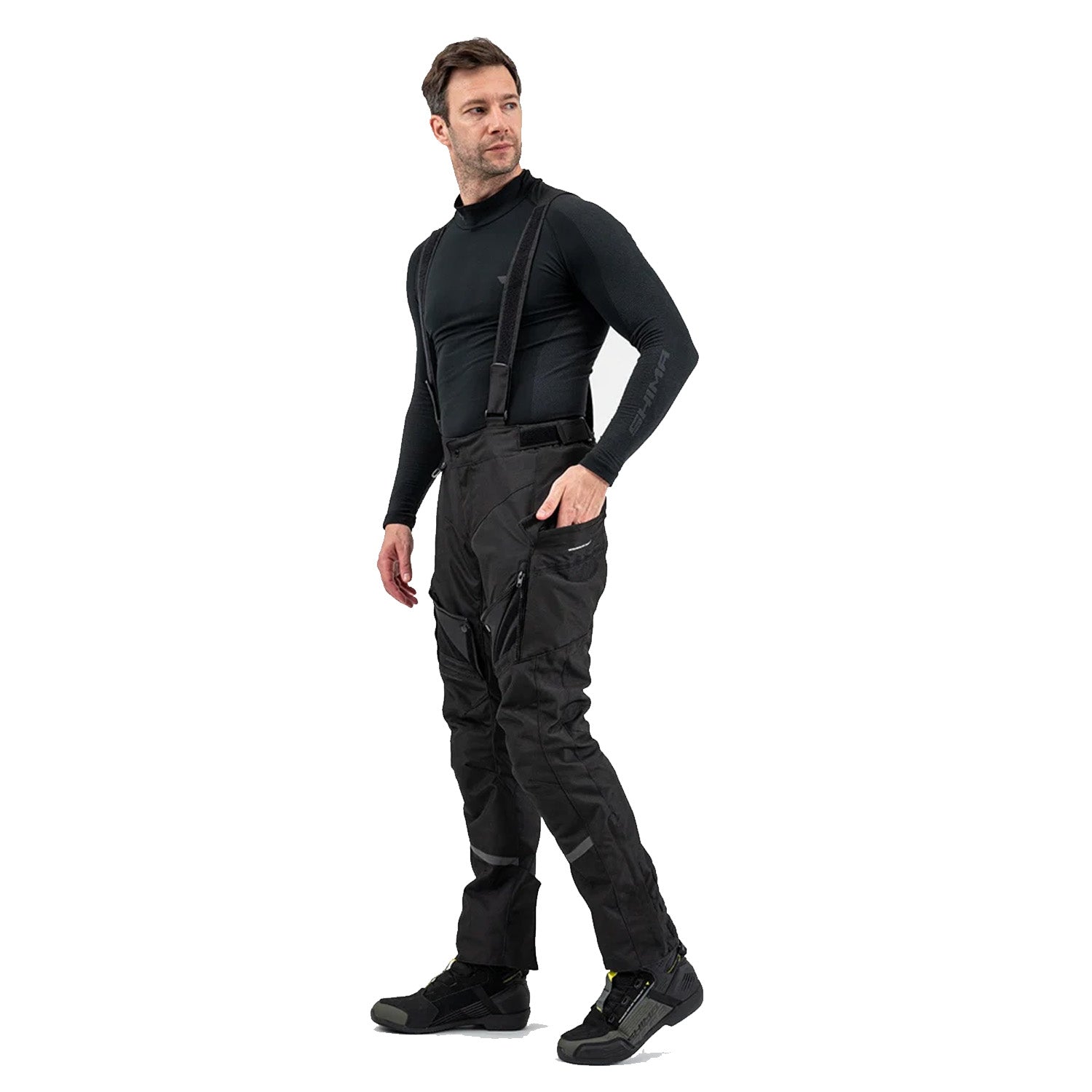 SHIMA RUNNER Moto Touring Tessile Uomo Pantaloni Nero 
