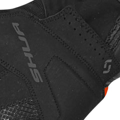 SHUA Proton Guanti da moto Nero Rosso 