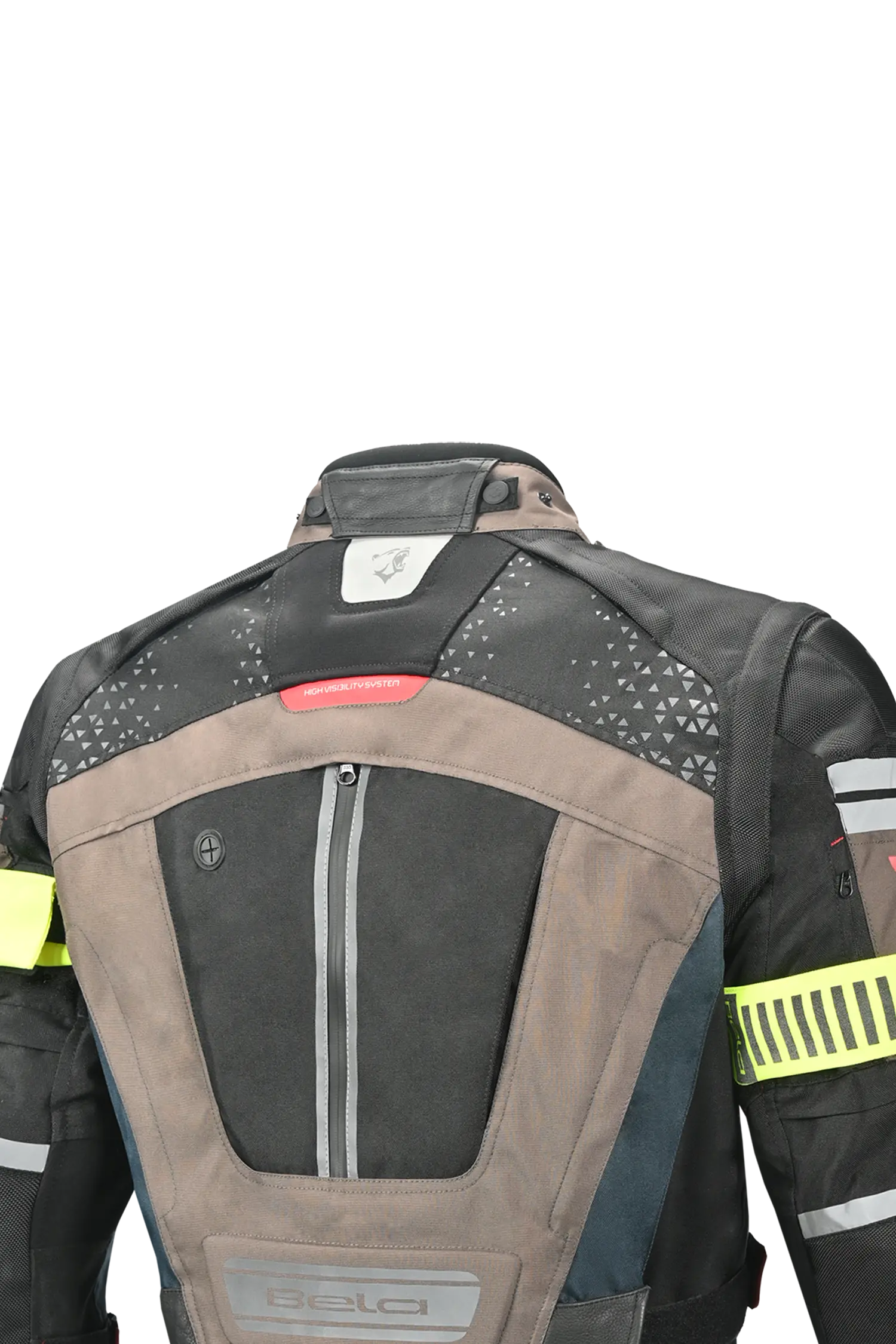 Bela Cross Road Extreme WP Giacca Tre strati moto per uomo Navy Blue / Marron ( Maniche removibili ) 