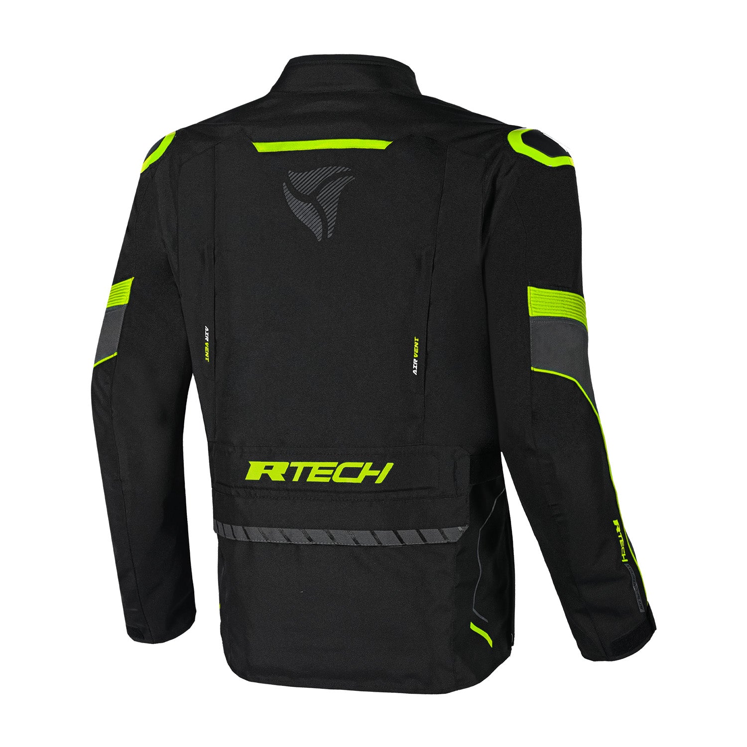 R-TECH KNIGHT RIDER LONG MOTO A TRE STRATI NERO/ANTRACITE/GIALLO FLUO 