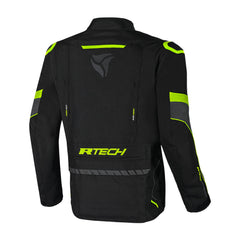 R-TECH KNIGHT RIDER LONG MOTO A TRE STRATI NERO/ANTRACITE/GIALLO FLUO 