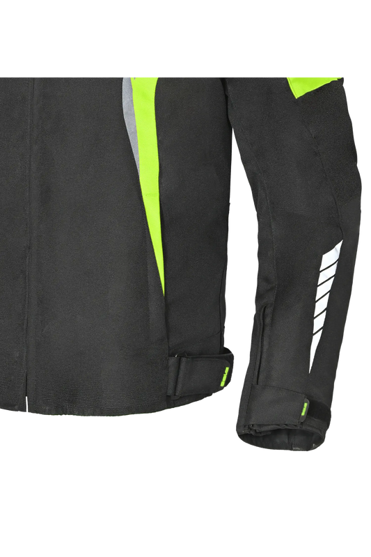 Bela Bradley Giacca da Moto Nero/ Giallo Fluor 