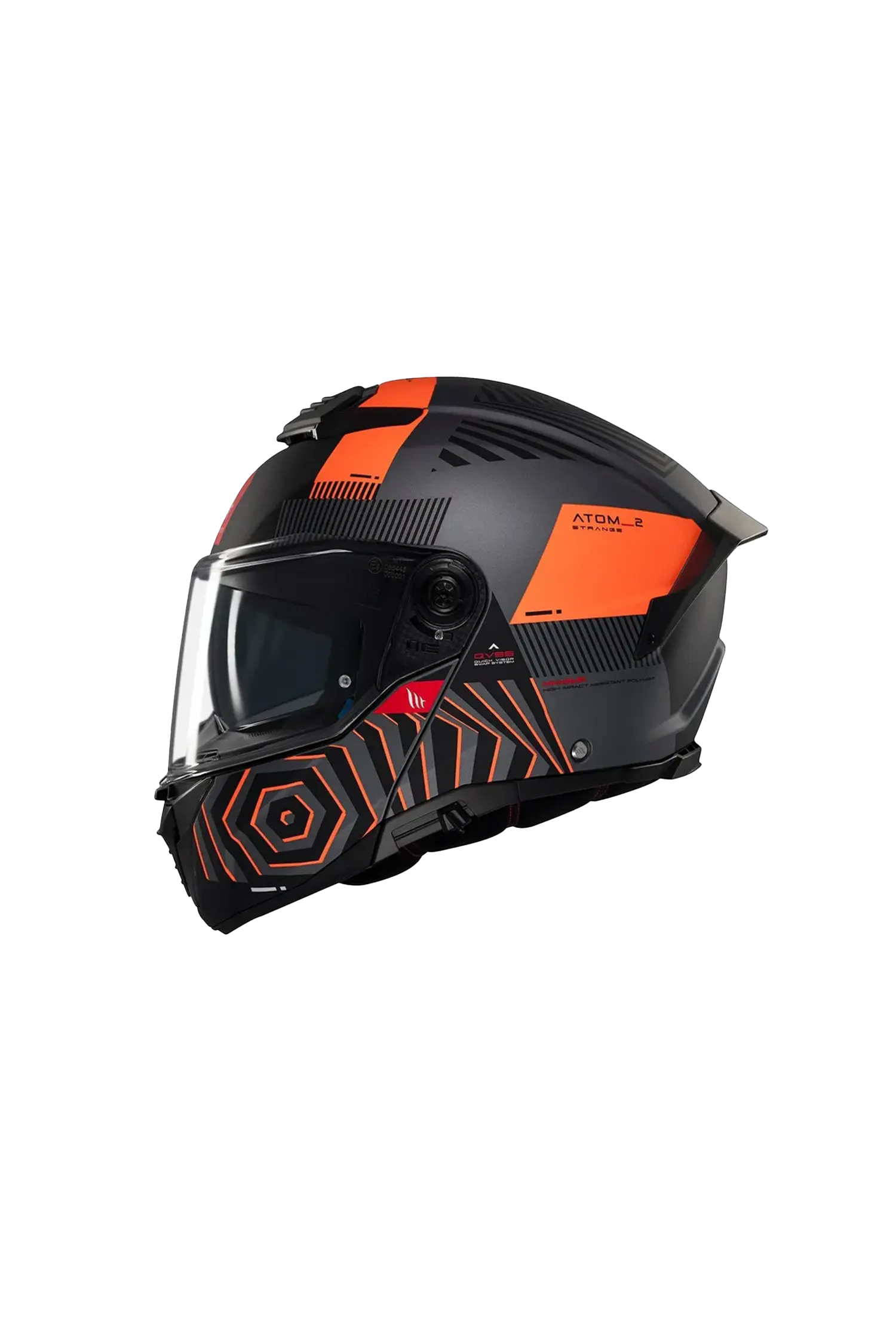 MT Atom 2 Strange C4 Moto Modulare Sportivo Turismo Caschi 