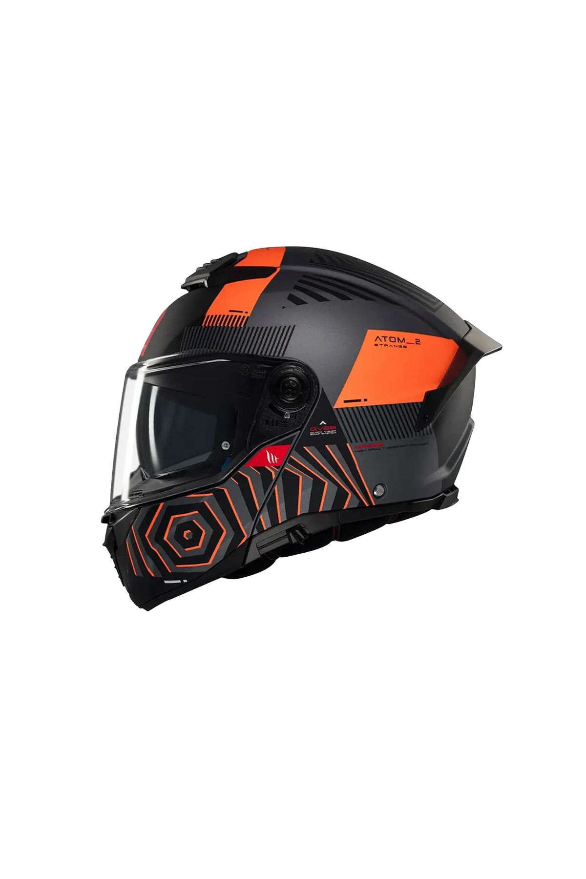 MT Atom 2 Strange C4 Moto Modulare Sportivo Turismo Caschi 