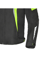 Bela Bradley Giacca da Moto Nero/ Giallo Fluor 