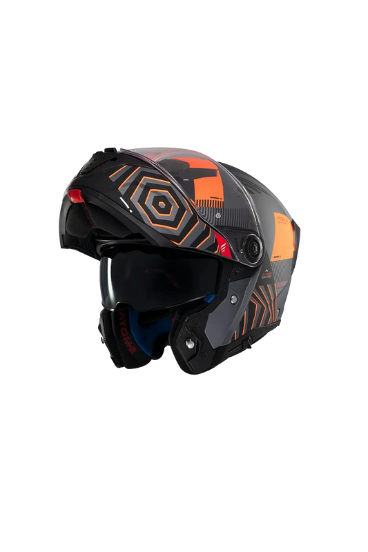 MT Atom 2 Strange C4 Moto Modulare Sportivo Turismo Caschi 