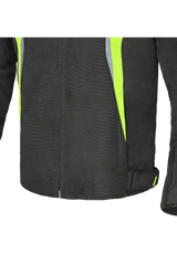 Bela Bradley Giacca da Moto Nero/ Giallo Fluor 