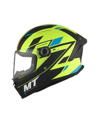 MT STINGER 2 ZIVZE C3 Opaca moto integrale Caschi Giallo fluo Nero 