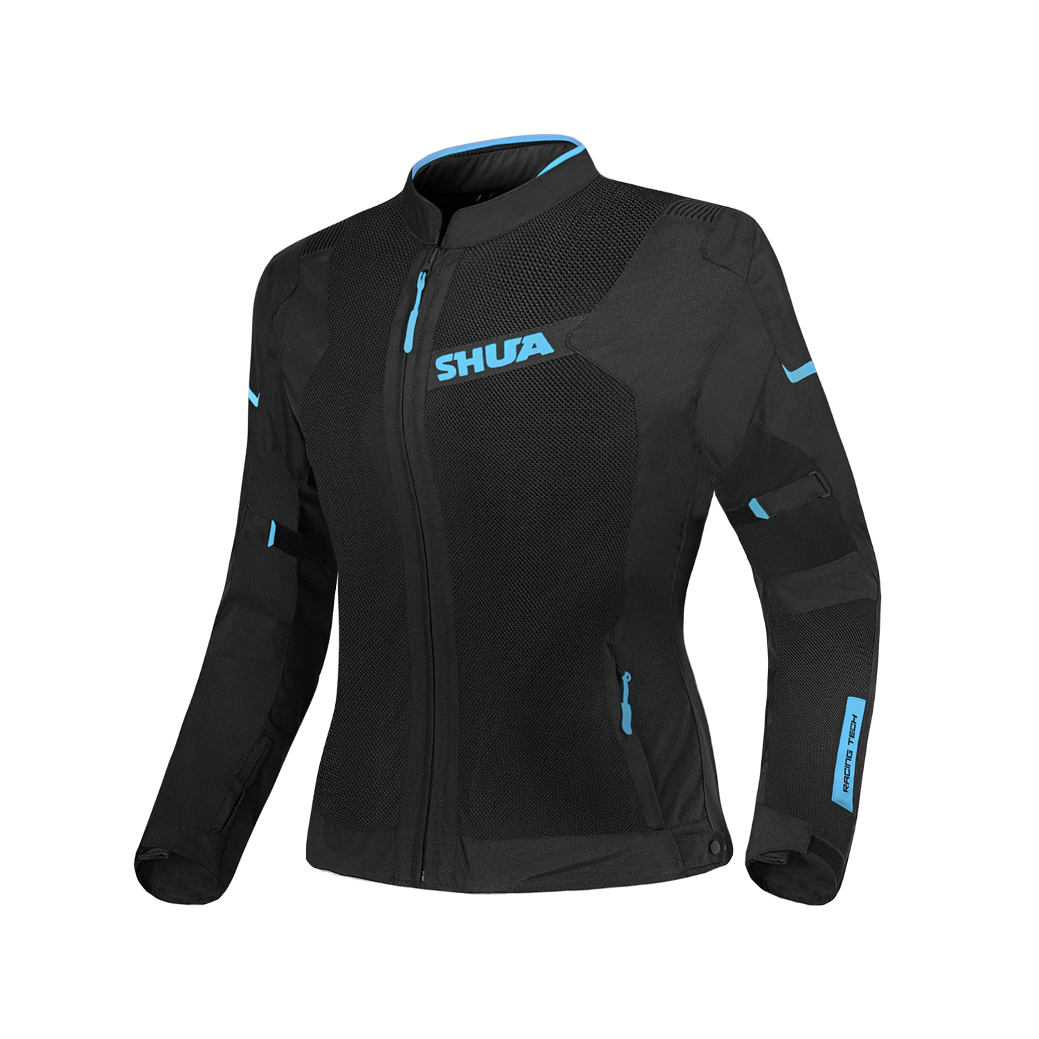 SHUA GRAVITY MESH GIACCA TESSUTO DONNA NERO TURCHese 
