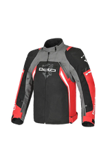 Bela Cordaniel Giacca moto Nera Grigio scuro Rosso 