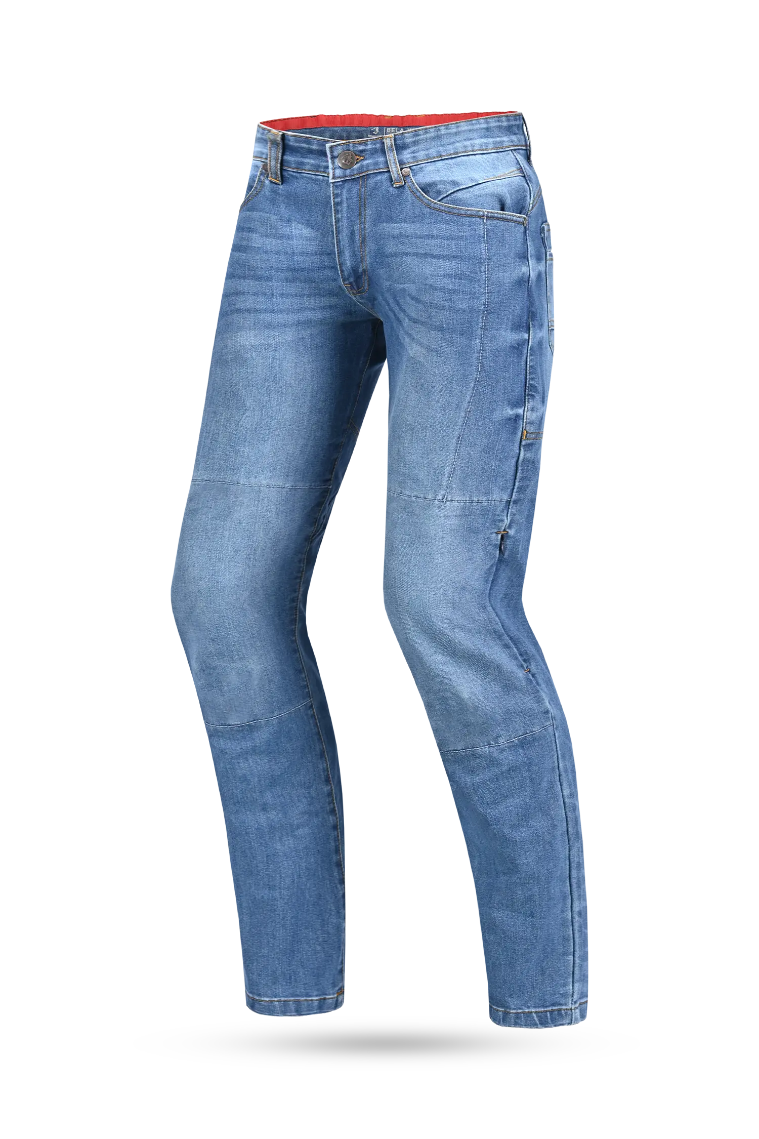 Bela Kevin (MXD-403) Jeans Moto per Uomo Blu 