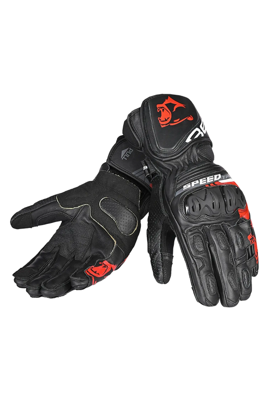 Bela Lemox Guanti para corsa nero rosso 