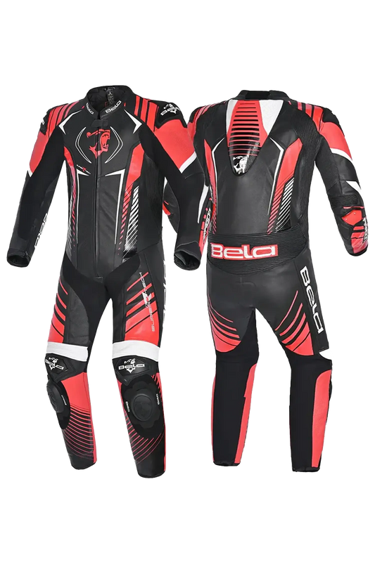 Bela Aragone Tuta da moto Nera/Rossa intera (1 PZ) 