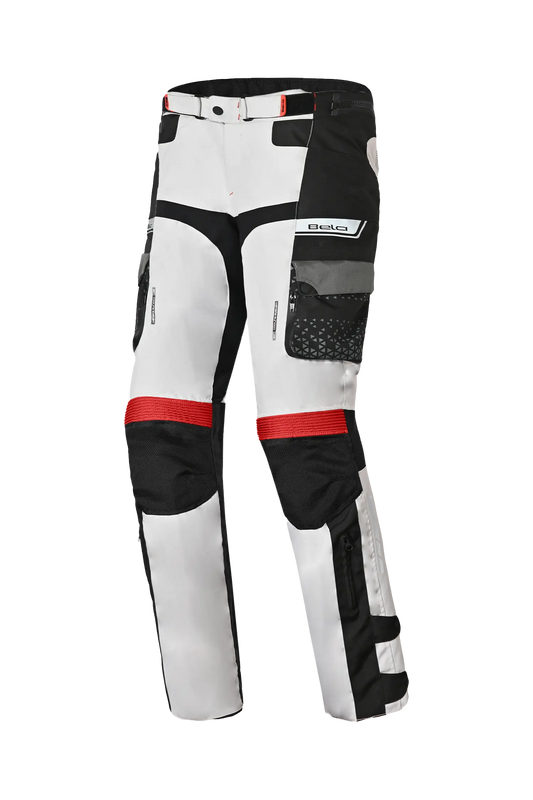 Bela Crossroad Extreme WP Pantaloni in tessuto impermeabile Ice/ Nero/ Rosso 