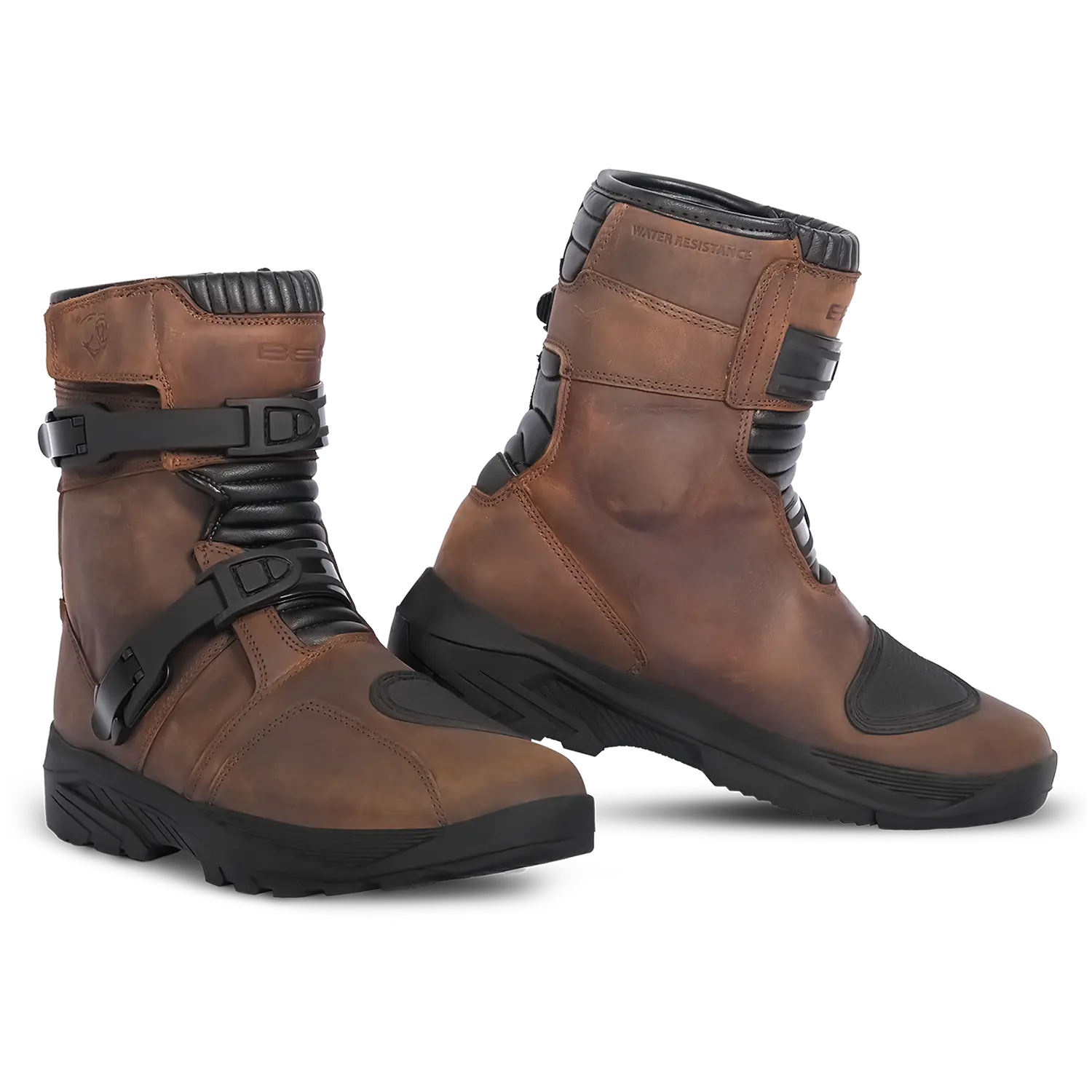 BELA JUNIOR STIVALI CORTI IN PELLE MARRONE 