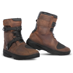 BELA JUNIOR STIVALI CORTI IN PELLE MARRONE 