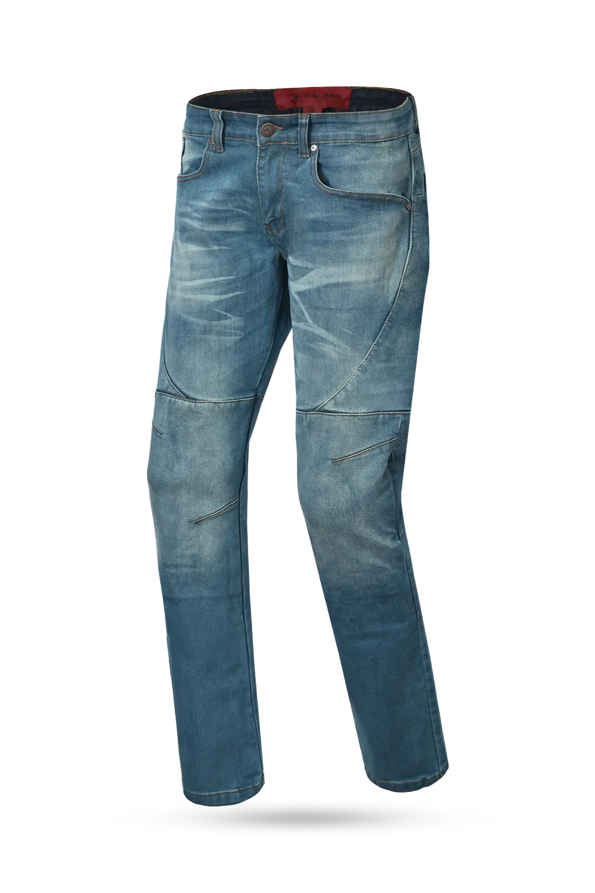 Bela Rocker Jeans Moto Uomo Azzurro 