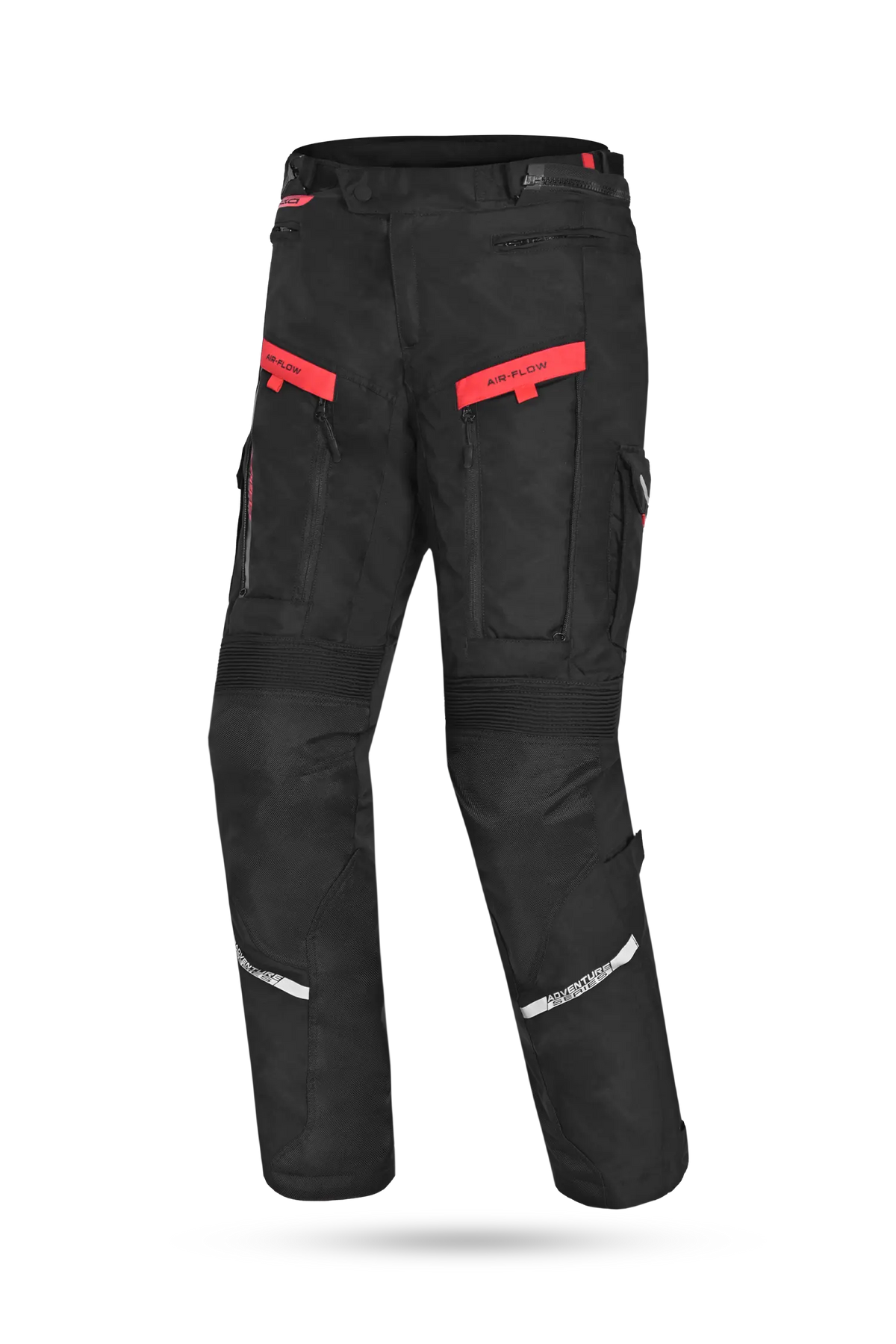 Bela Transformer Pantaloni da moto per uomo Nero/Rosso 
